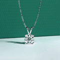 Colar Cushion Moissanite Moissanite - Momi Jewel