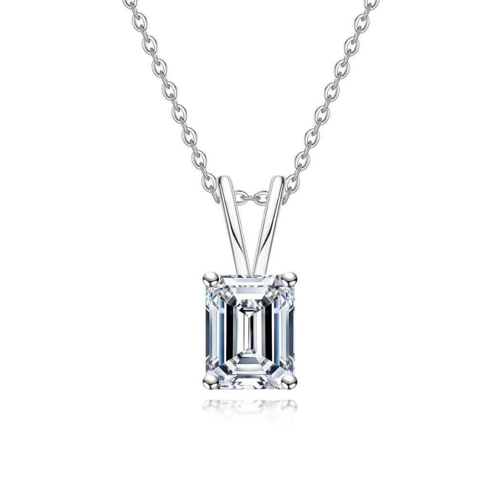 Colar Esmeralda Moissanite Moissanite - Momi Jewel