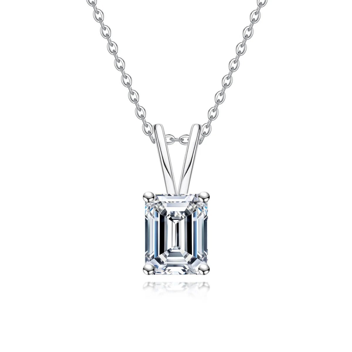 Colar Esmeralda Moissanite Moissanite - Momi Jewel