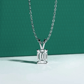 Colar Esmeralda Moissanite Moissanite - Momi Jewel