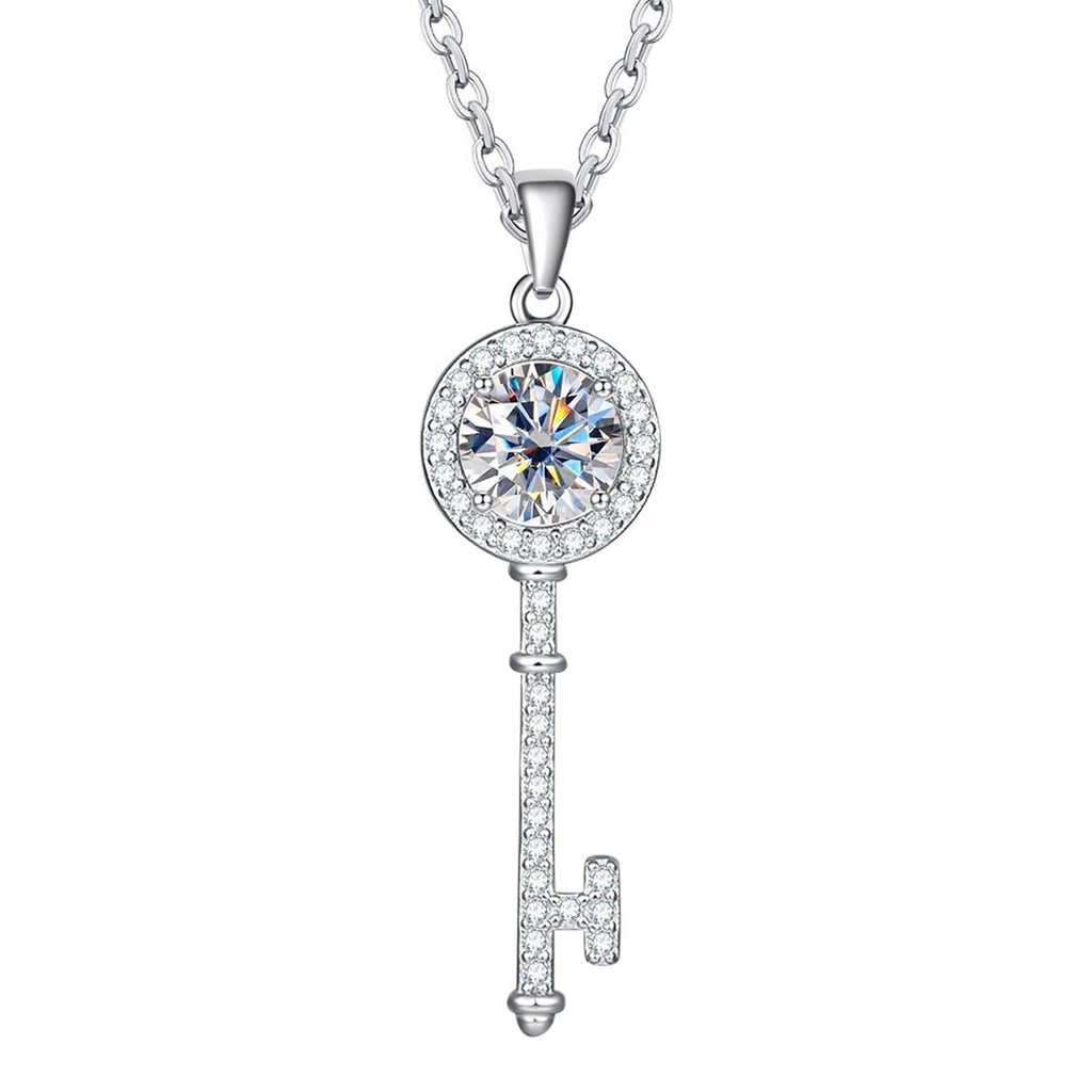 Colar Key Moissanite Moissanite - Momi Jewel