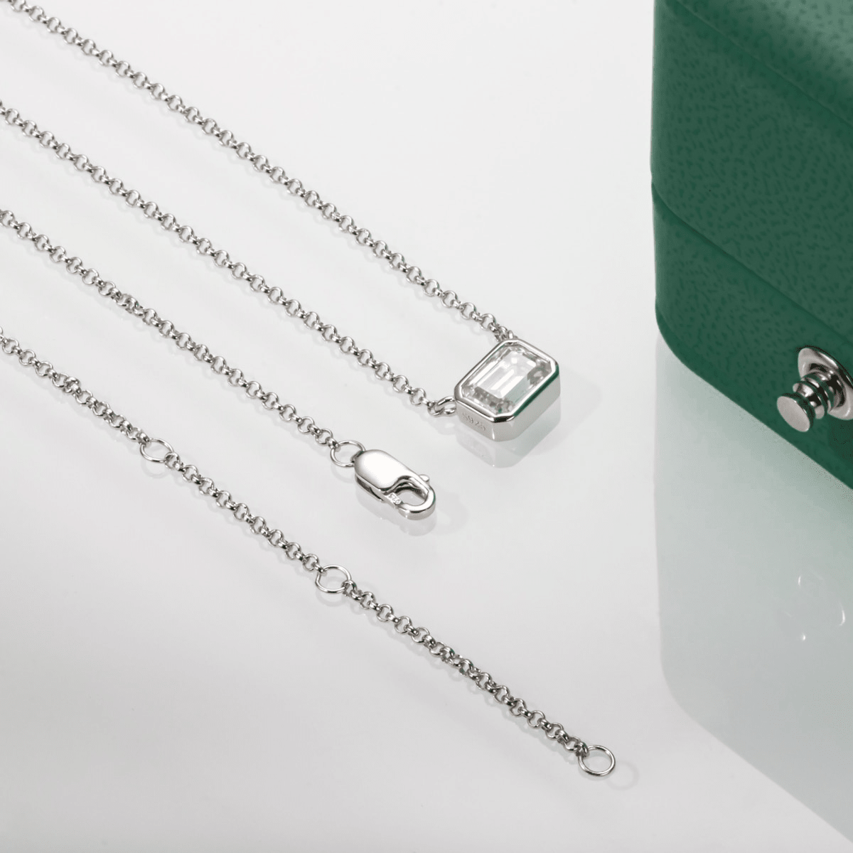 Colar Lauren Moissanite Moissanite - Momi Jewel