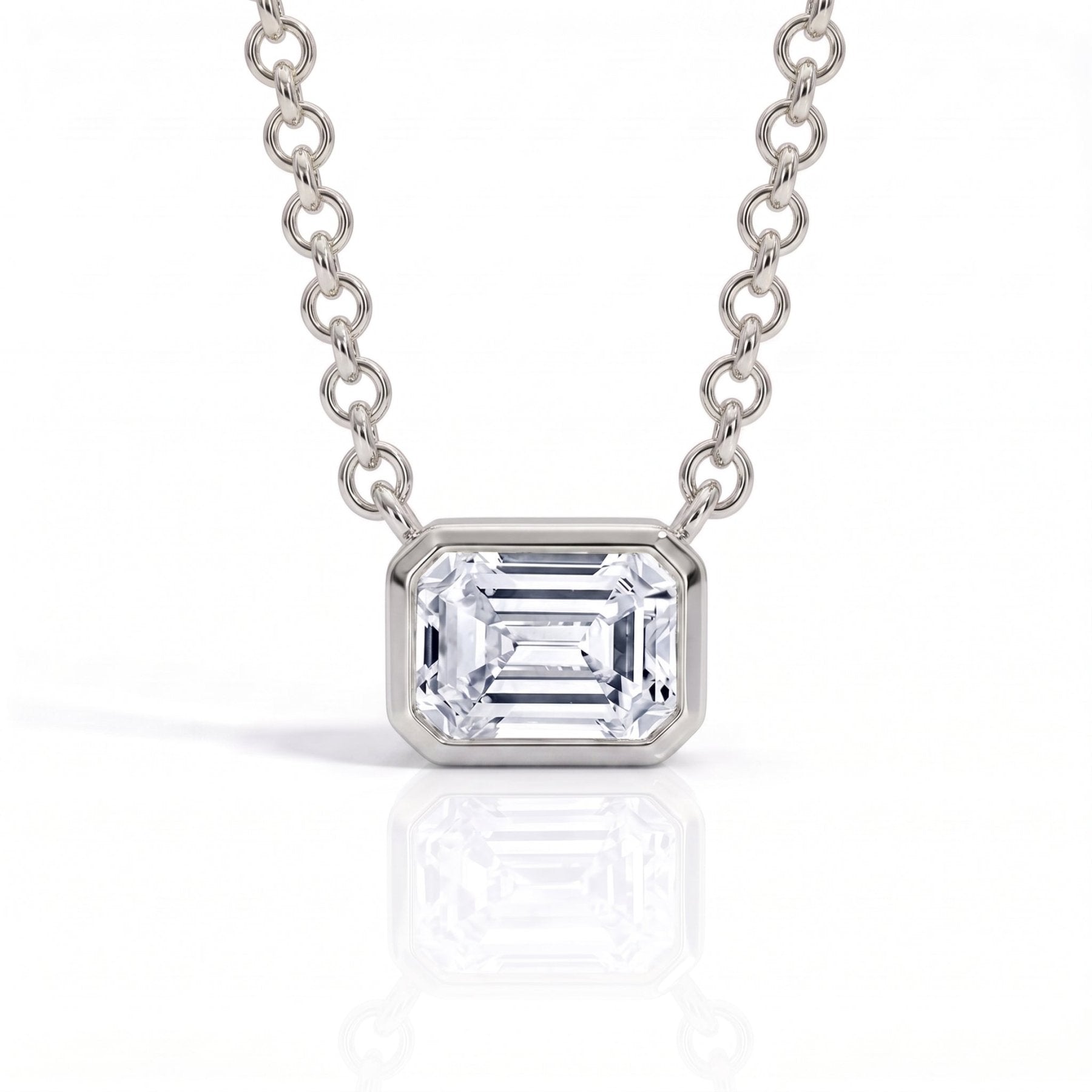 Colar Lauren Moissanite Moissanite - Momi Jewel