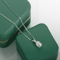 Colar Pear Moissanite Moissanite - Momi Jewel