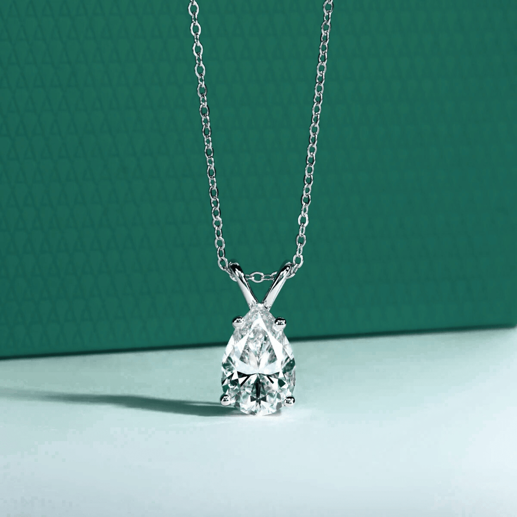 Colar Pera Moissanite Moissanite - Momi Jewel