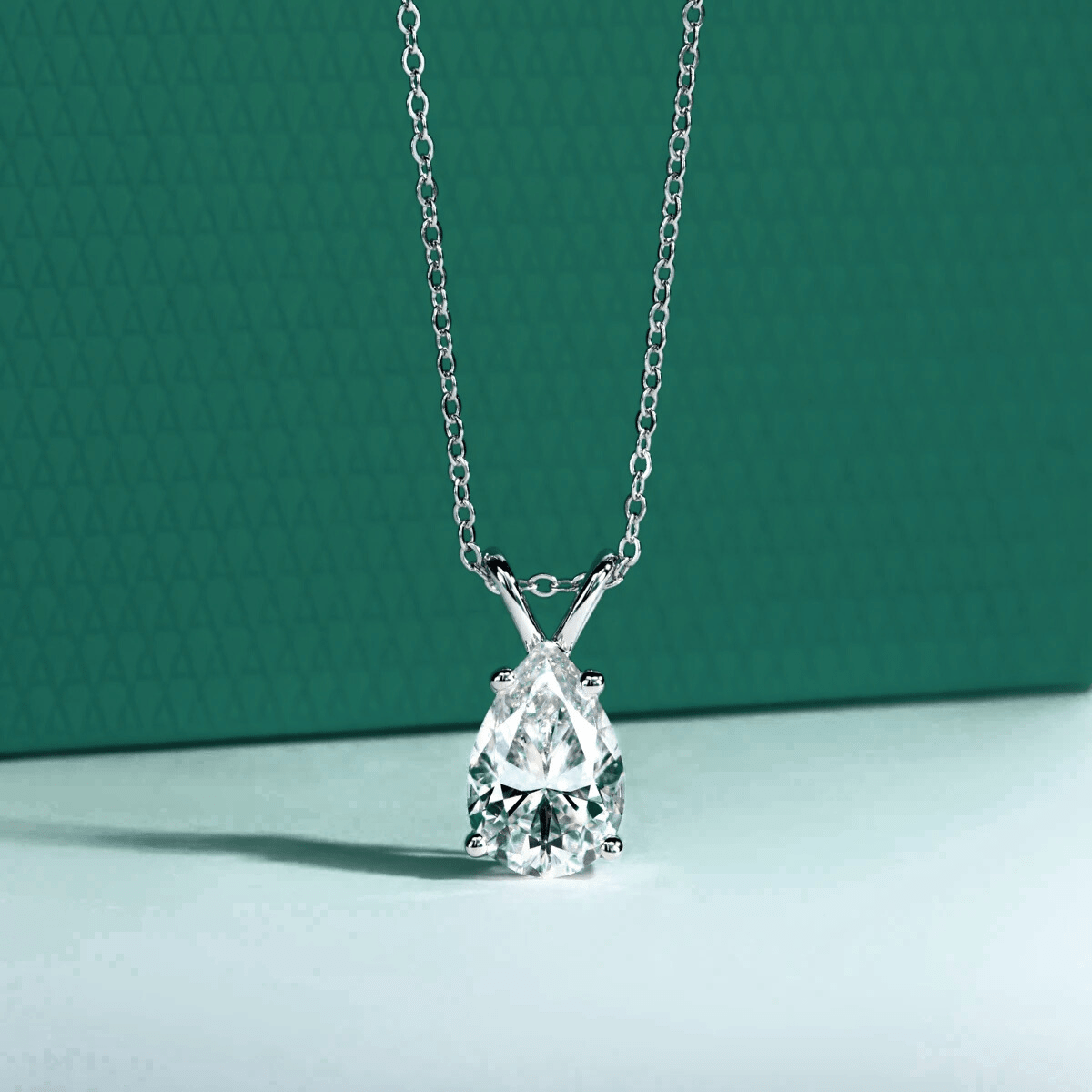 Colar Pera Moissanite Moissanite - Momi Jewel