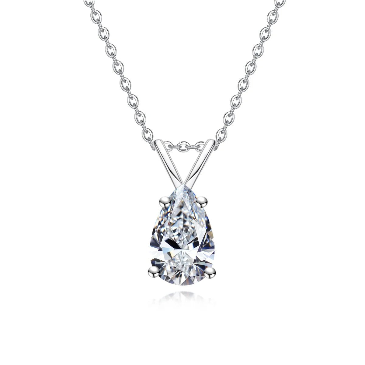 Colar Pera Moissanite Moissanite - Momi Jewel