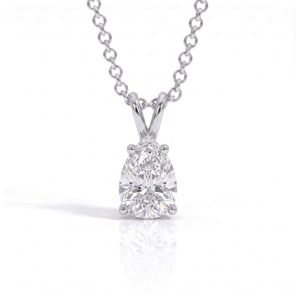 Colar Pera Moissanite Moissanite - Momi Jewel