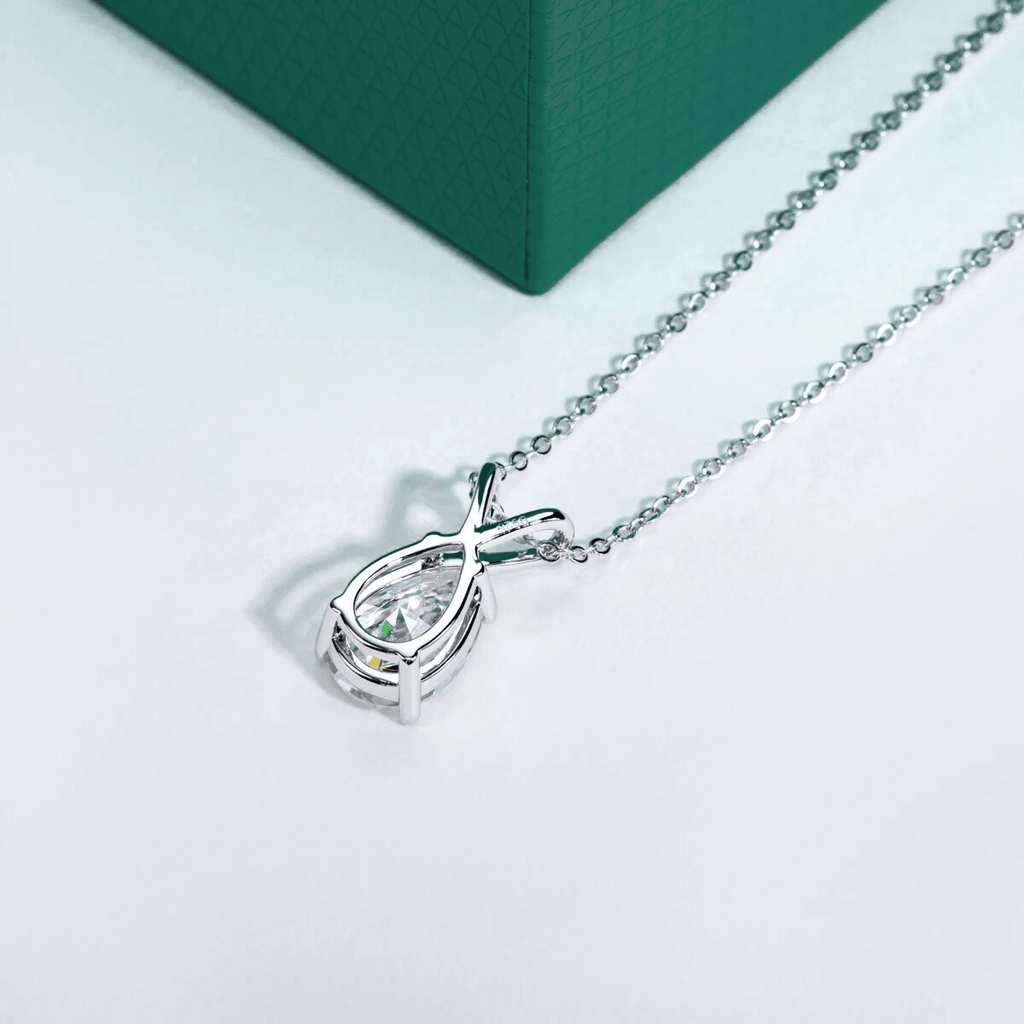 Colar Pera Moissanite Moissanite - Momi Jewel