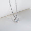 Colar Ponto de Luz 3 Garras Moissanite Moissanite - Momi Jewel