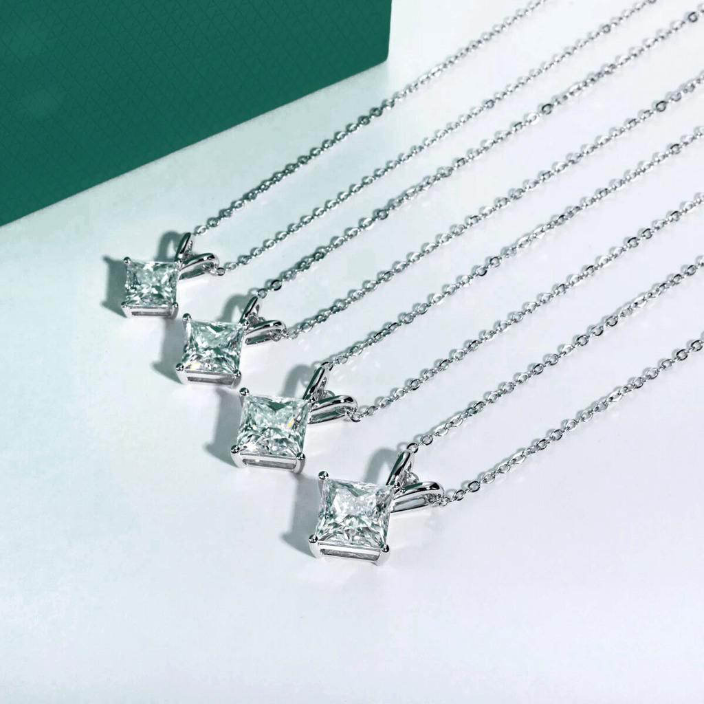 Colar Princess Moissanite Moissanite - Momi Jewel