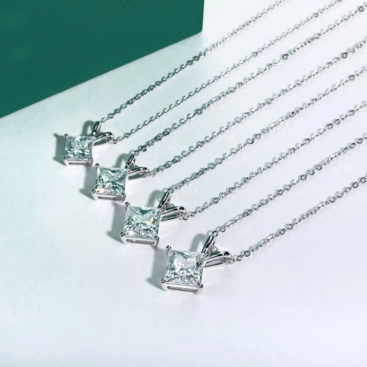 Colar Princess Moissanite Moissanite - Momi Jewel