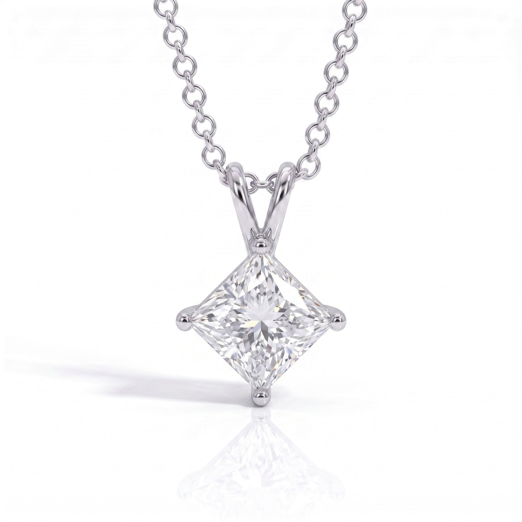 Colar Princess Moissanite Moissanite - Momi Jewel