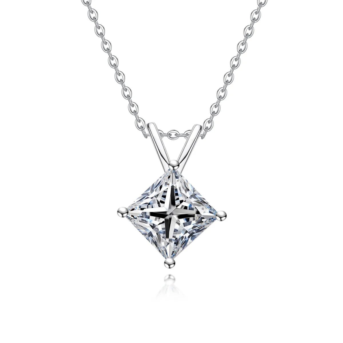 Colar Princess Moissanite Moissanite - Momi Jewel