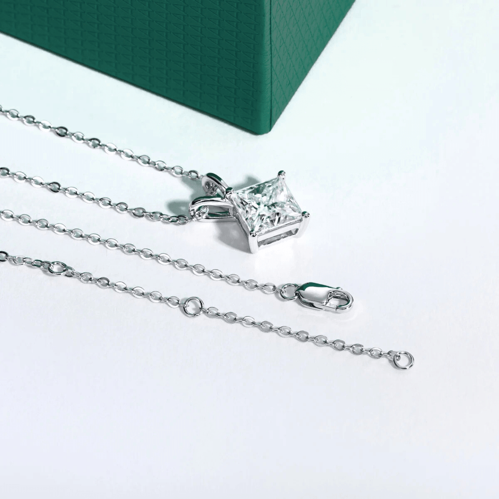 Colar Princess Moissanite Moissanite - Momi Jewel