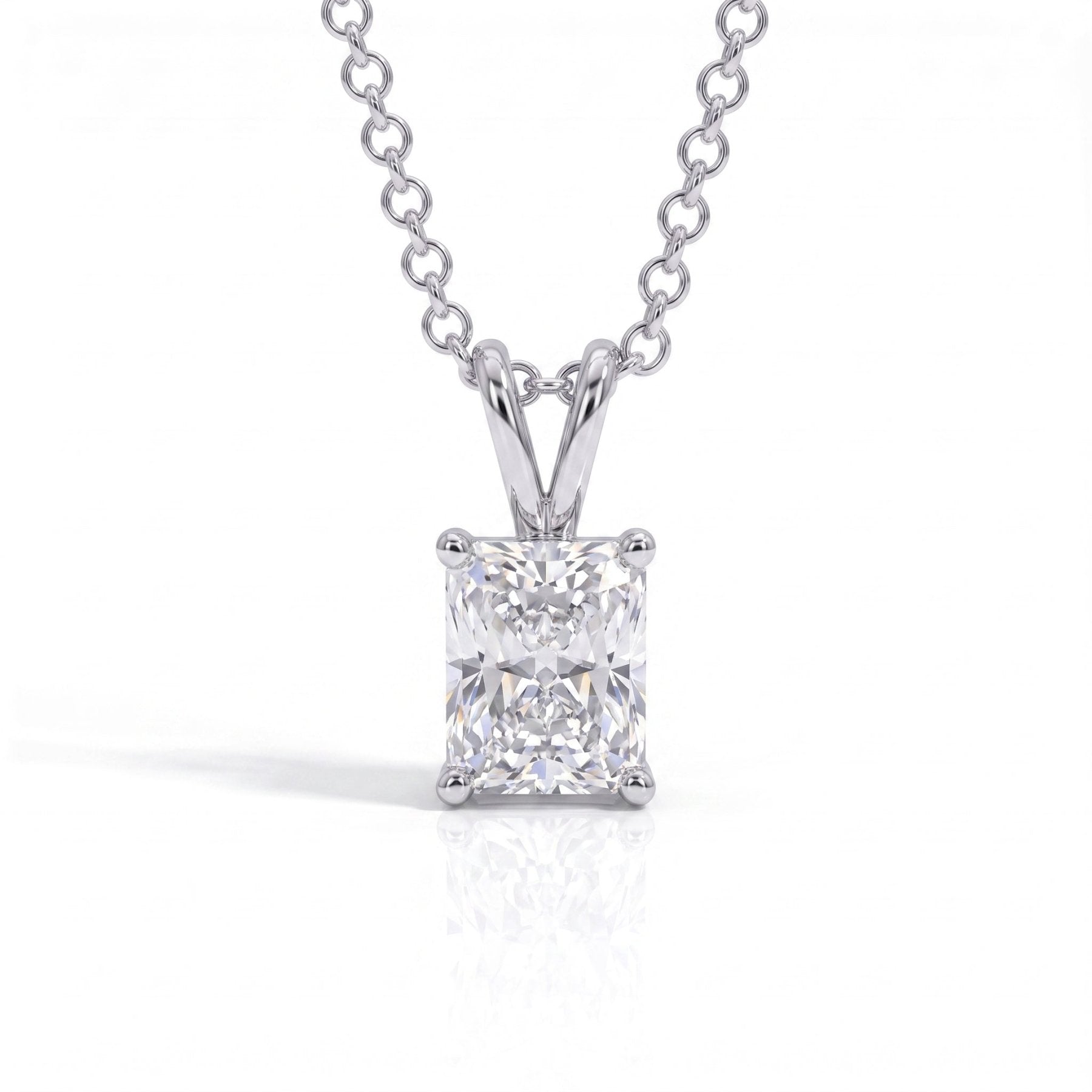 Colar Radiante Moissanite Moissanite - Momi Jewel