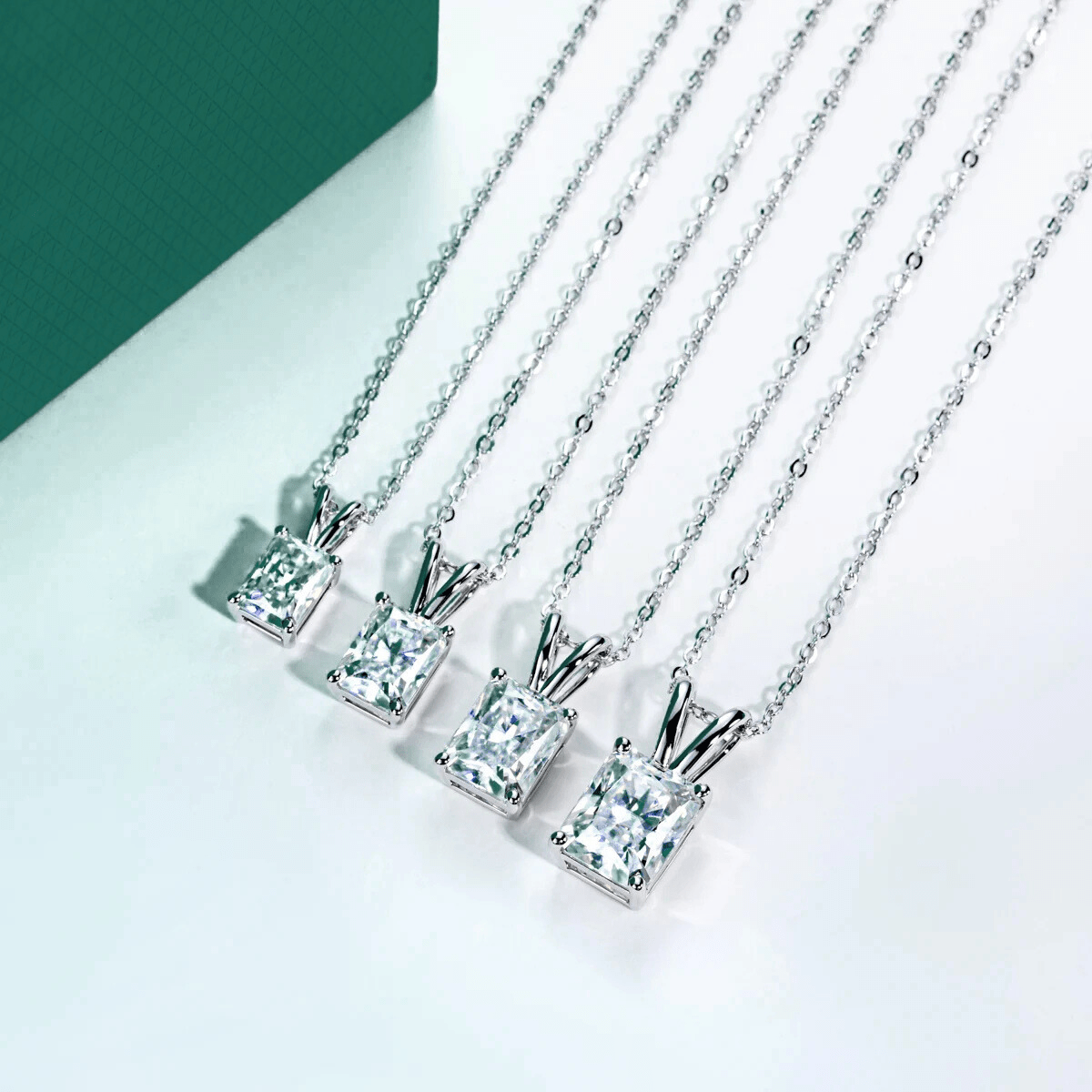 Colar Radiante Moissanite Moissanite - Momi Jewel