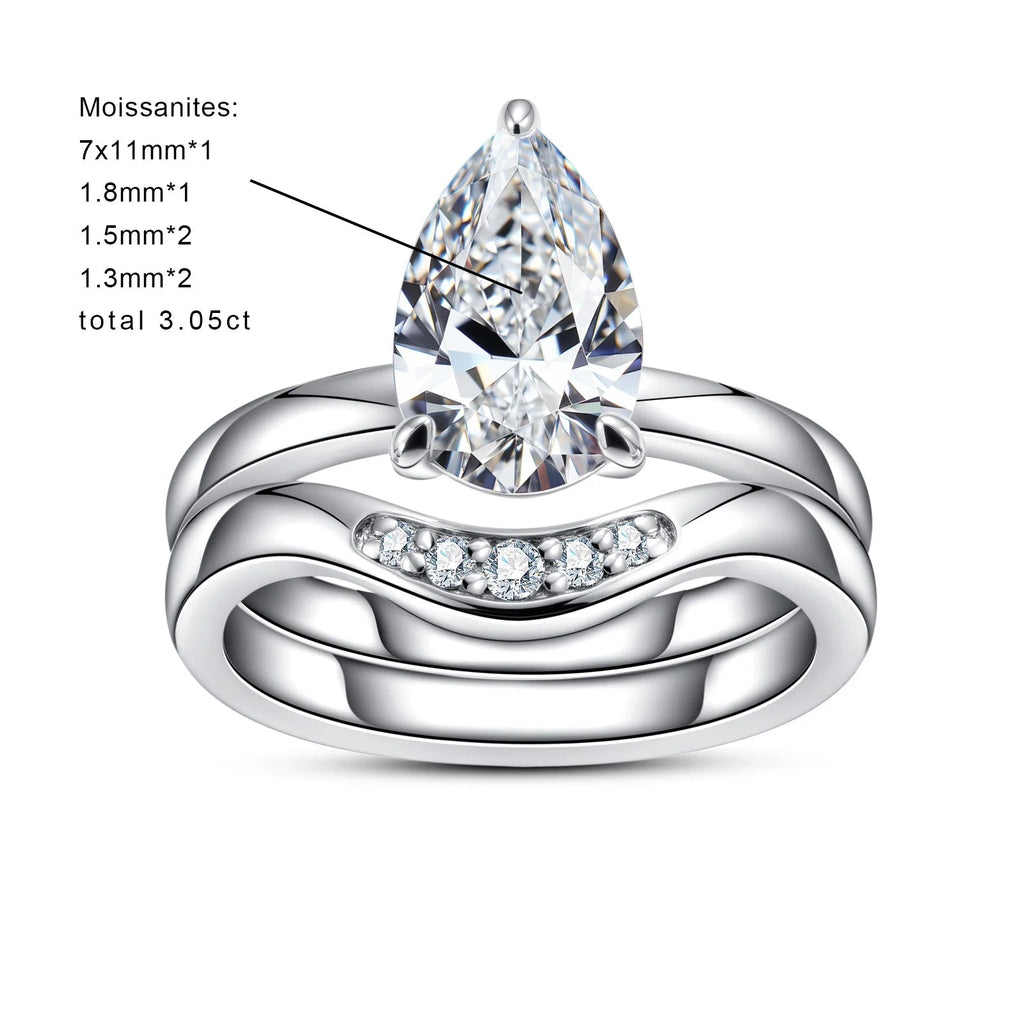 Conjunto Amora Moissanite Moissanite - Momi Jewel