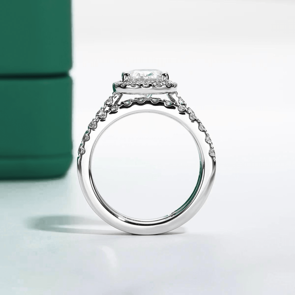 Conjunto Oval Moissanite Moissanite - Momi Jewel