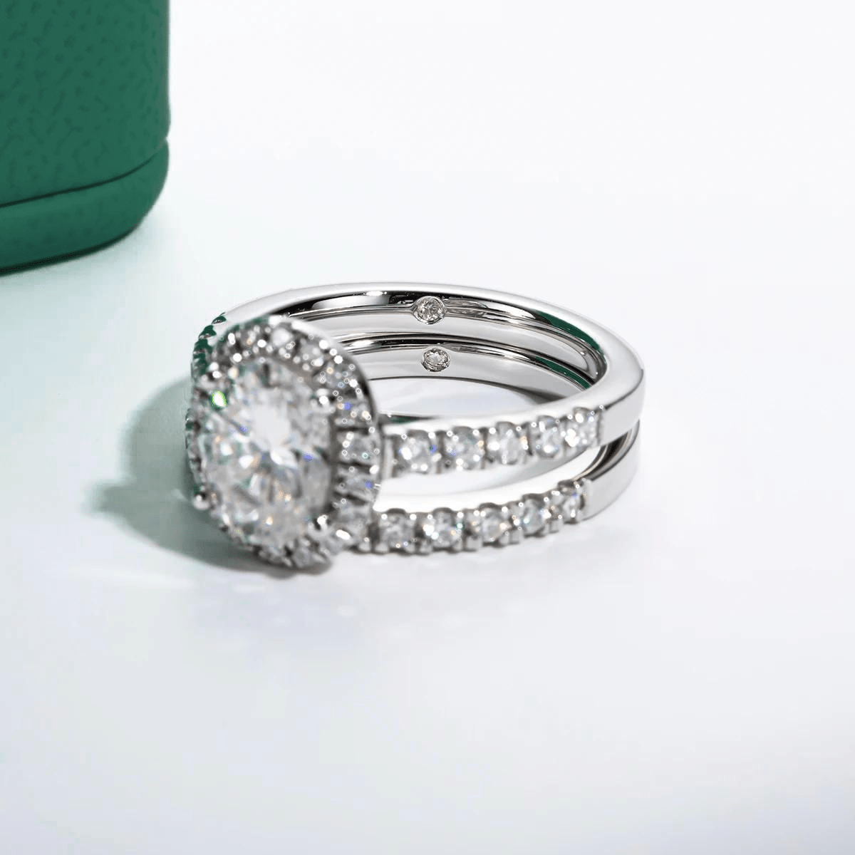 Conjunto Oval Moissanite Moissanite - Momi Jewel