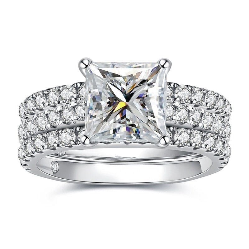 Conjunto Princess Moissanite Moissanite - Momi Jewel