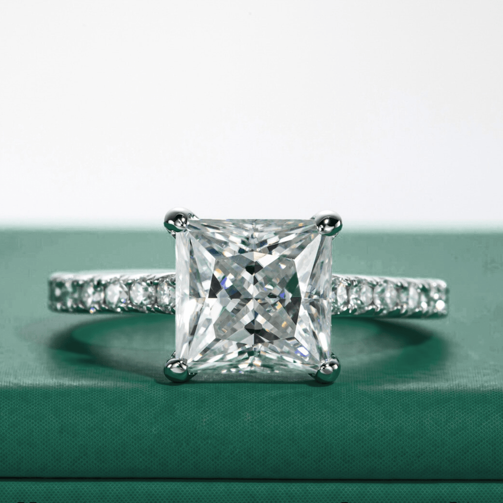 Conjunto Princess Moissanite Moissanite - Momi Jewel