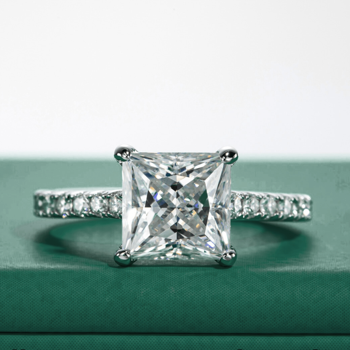 Conjunto Princess Moissanite Moissanite - Momi Jewel