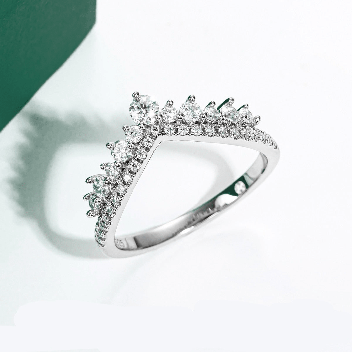Meia Aliança Imperial Moissanite Moissanite - Momi Jewel