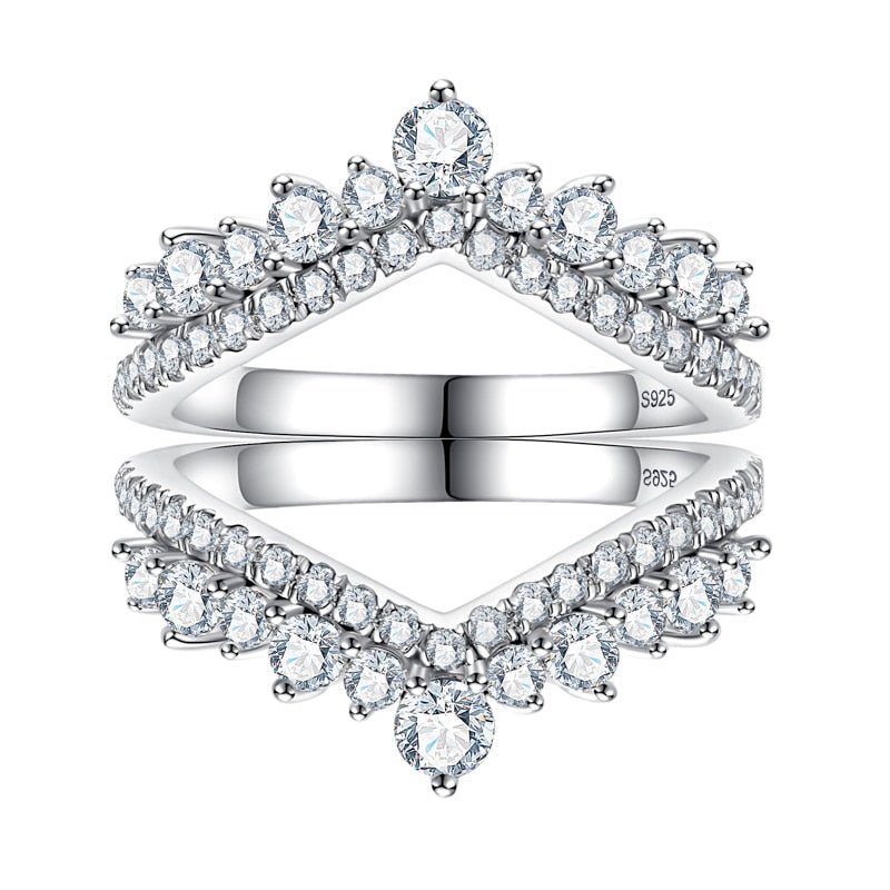 Meia Aliança Imperial Moissanite Moissanite - Momi Jewel