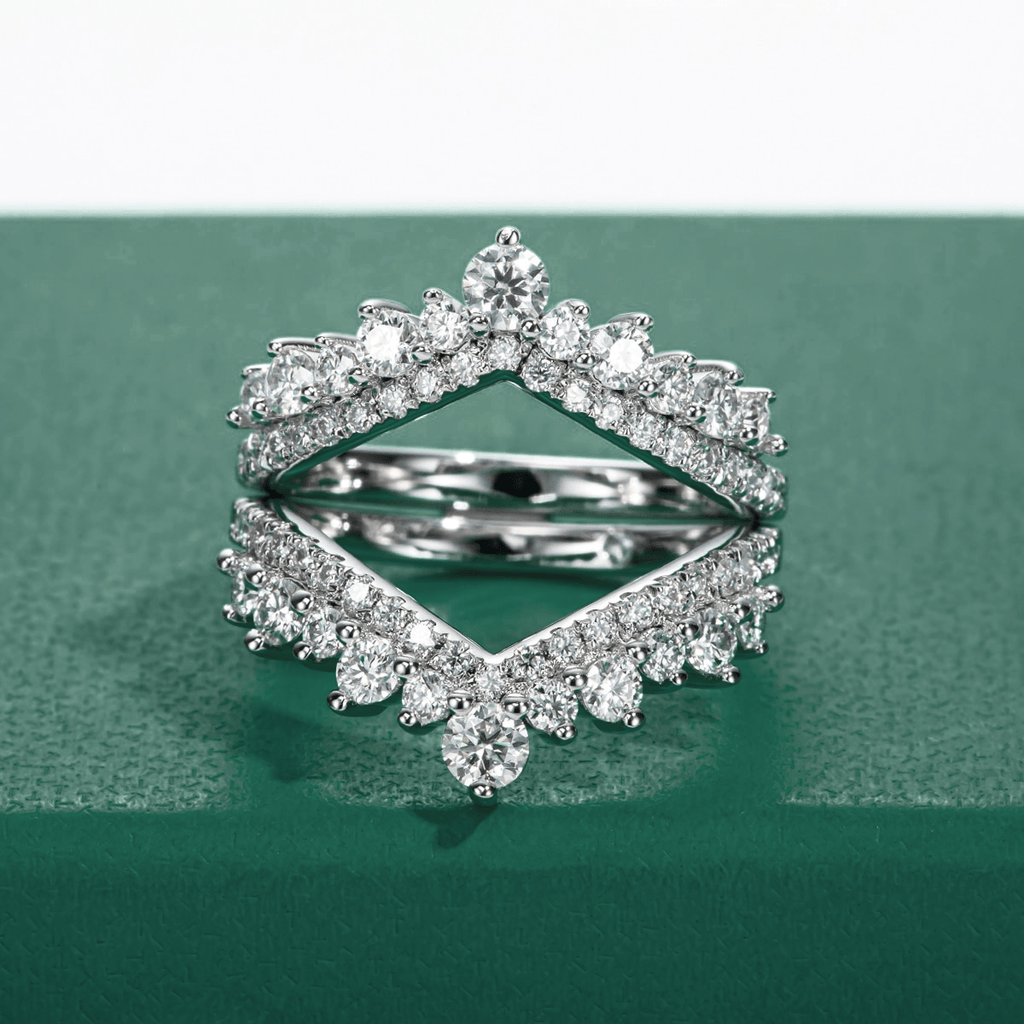 Meia Aliança Imperial Moissanite Moissanite - Momi Jewel