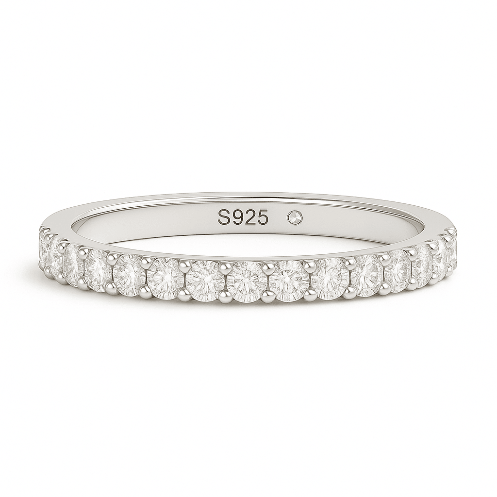 Meia Aliança Moissanite Moissanite - Momi Jewel