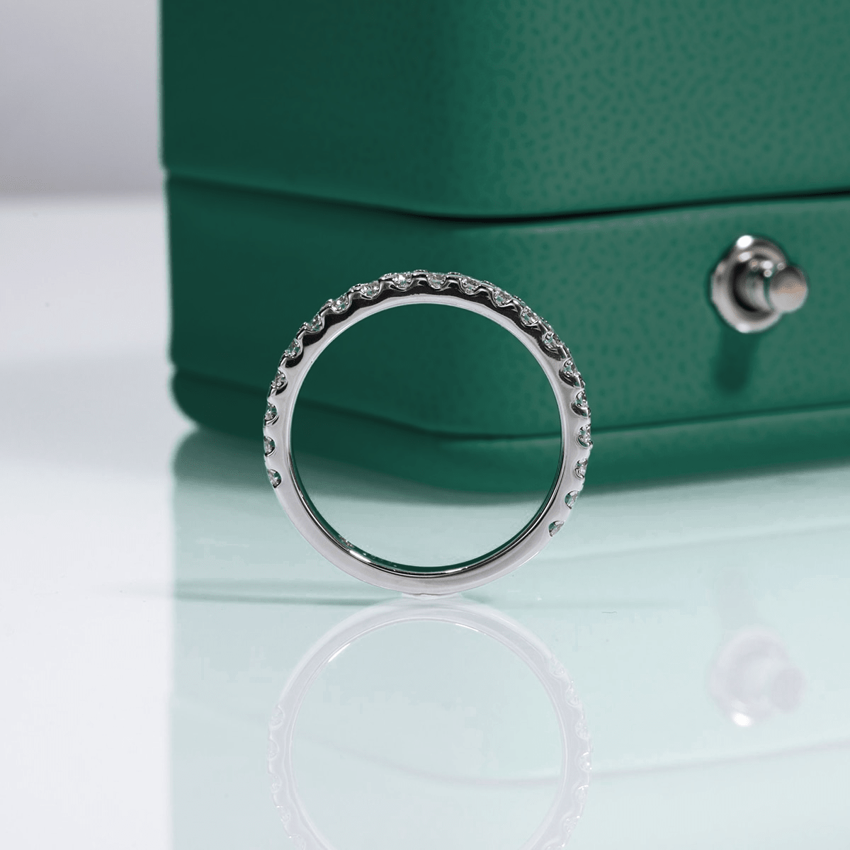 Meia Aliança Moissanite Moissanite - Momi Jewel
