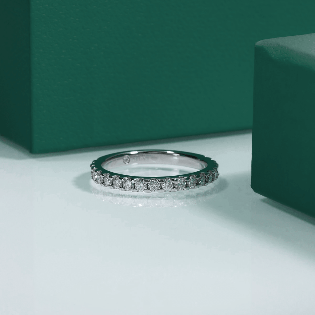 Meia Aliança Moissanite Moissanite - Momi Jewel