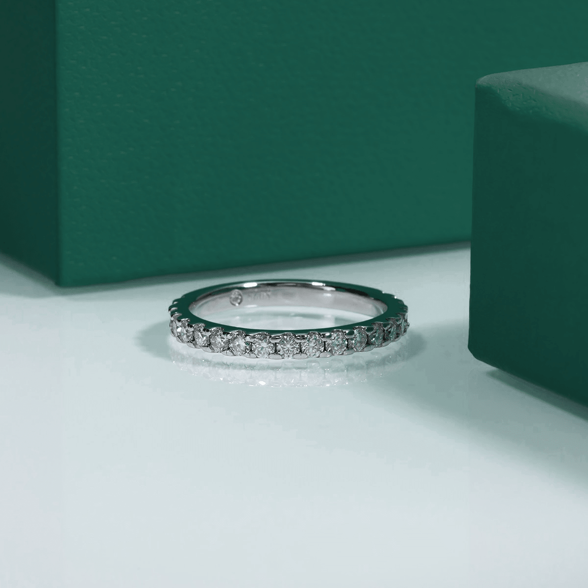 Meia Aliança Moissanite Moissanite - Momi Jewel