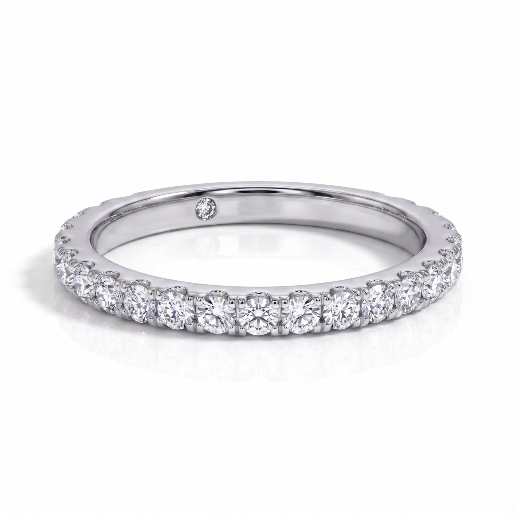 Meia Aliança Moissanite Moissanite - Momi Jewel