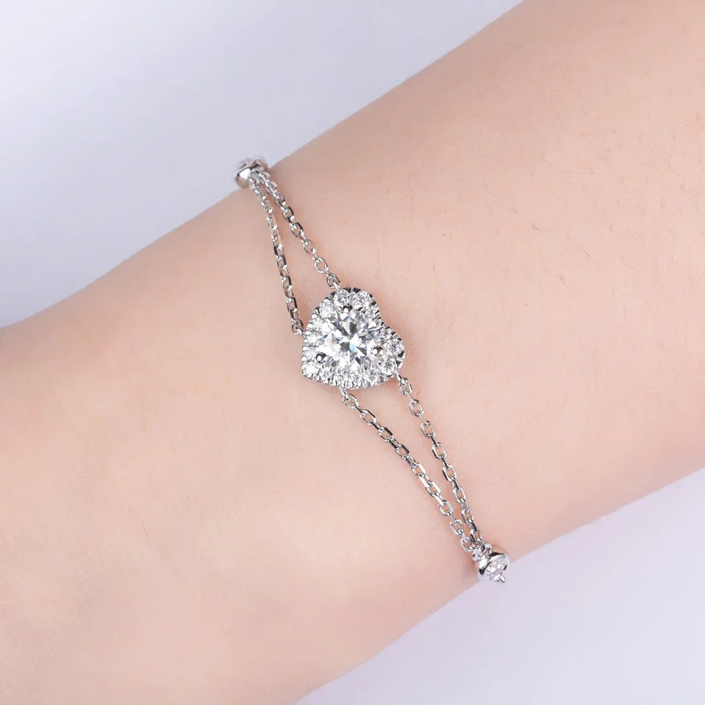 Pulseira Love Moissanite Moissanite - Momi Jewel