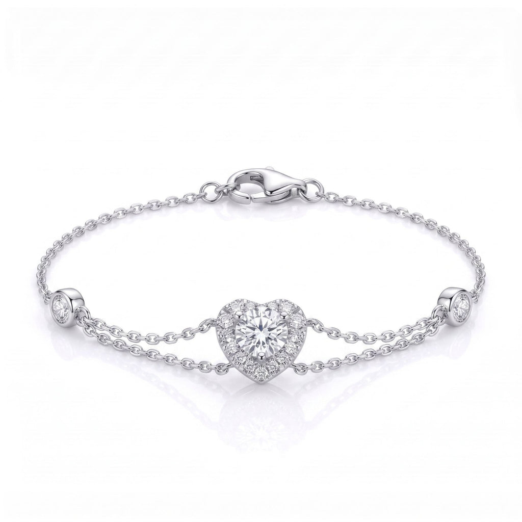Pulseira Love Moissanite Moissanite - Momi Jewel