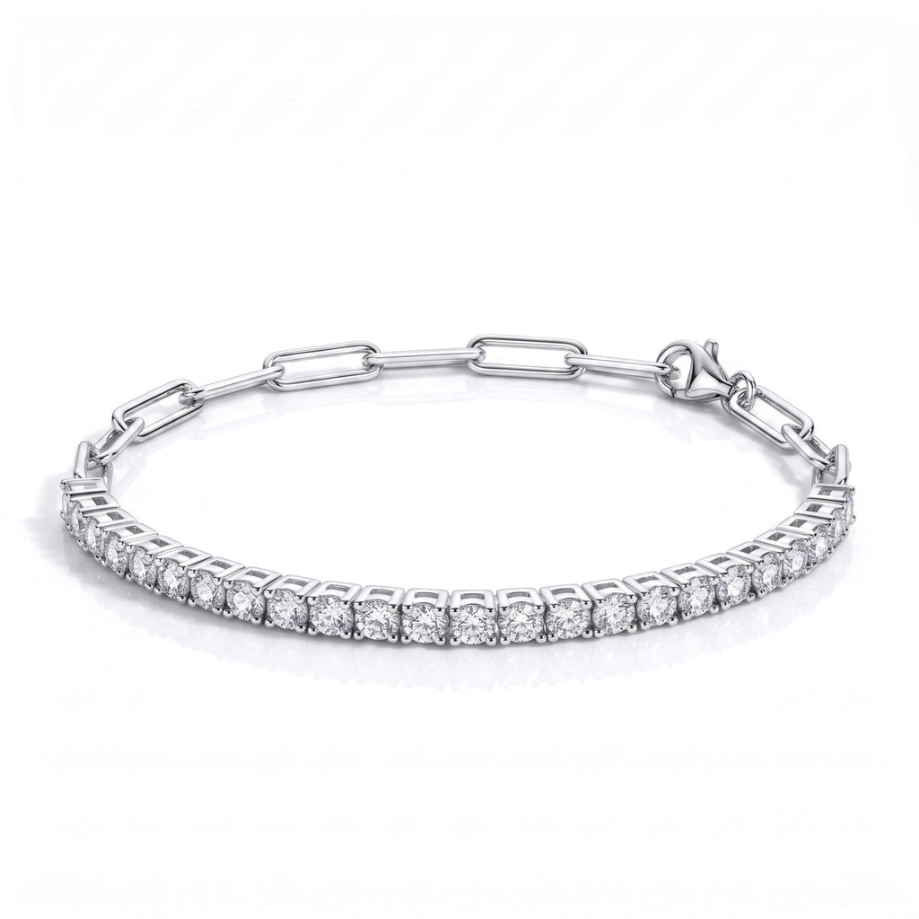 Pulseira Riviera Balance Moissanite Moissanite - Momi Jewel