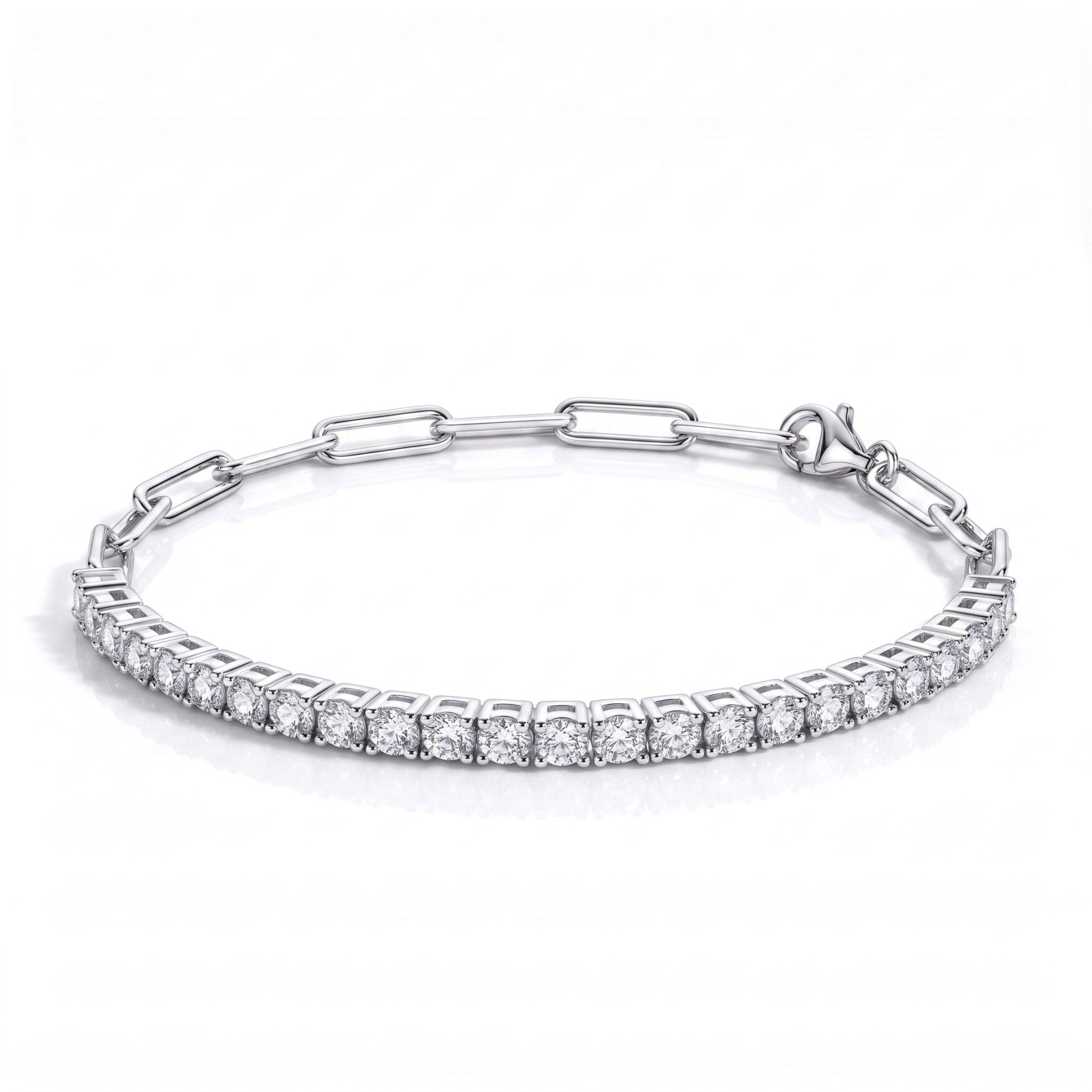 Pulseira Riviera Balance Moissanite Moissanite - Momi Jewel