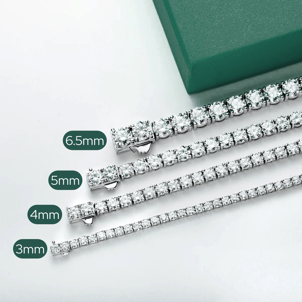 Pulseira Riviera Moissanite Moissanite - Momi Jewel