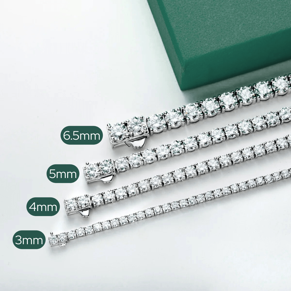 Pulseira Riviera Moissanite Moissanite - Momi Jewel