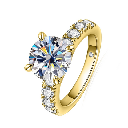 Anel Jasmin Moissanite