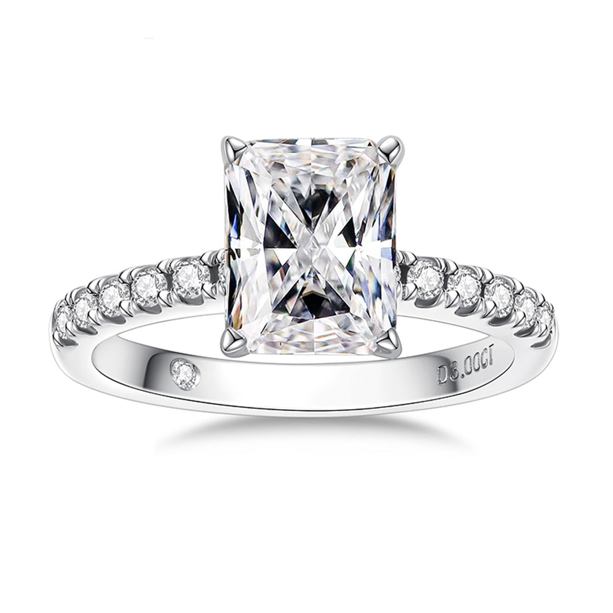 Anel Promise Radiante Moissanite